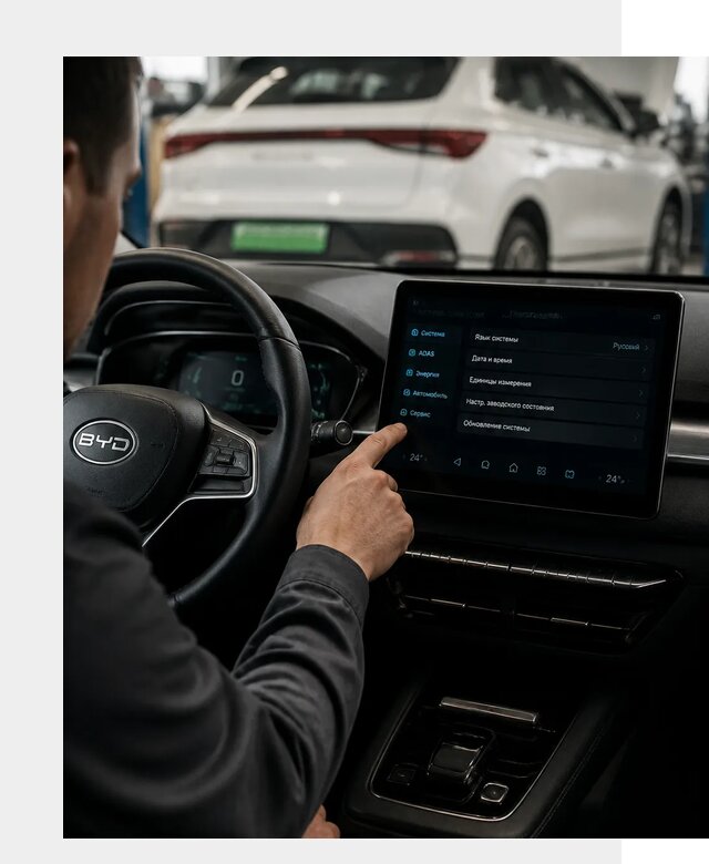 Русификация BYD E2 в Кыштыме от 15475 р. | ФастМобиль-Кшт под ключ